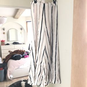 Anthropologie/Ettika high waisted wide leg pants